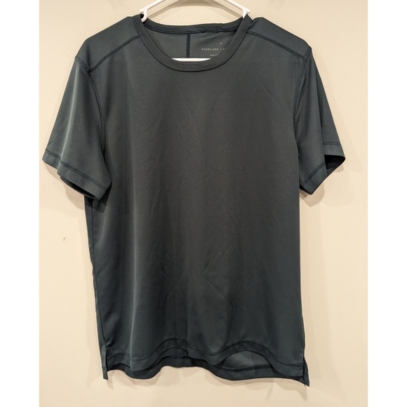 Everlane Dark Green Short Sleeve Uniform Sport Tee Medium - Picture 1 of 3